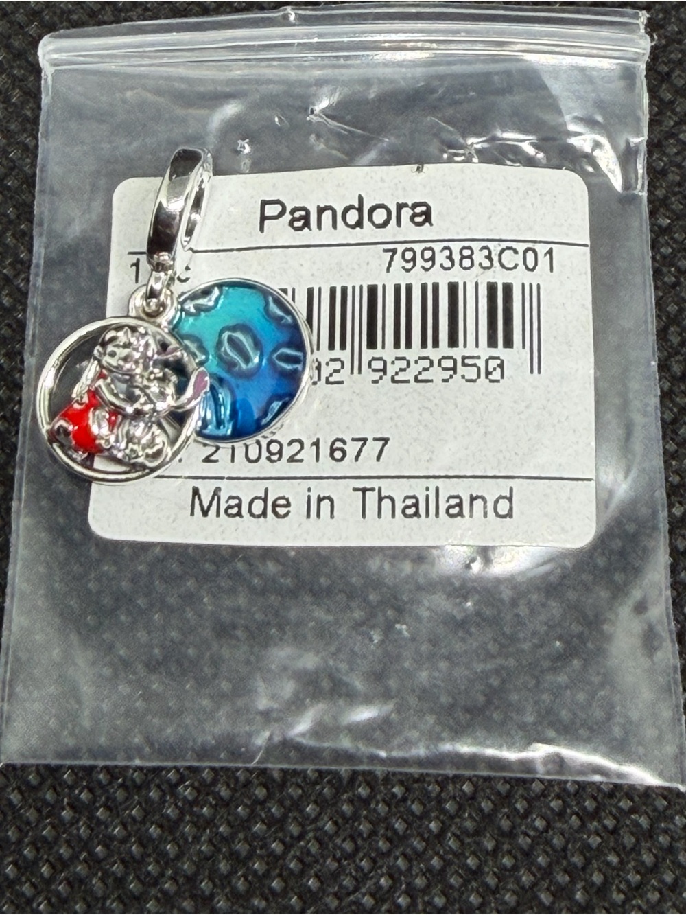 Pandora Disney’s Lilo & Stitch Family Dangle Charm - 799383C01